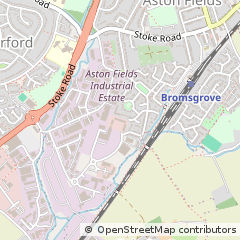 Map of Bromsgrove, Worcestershire
