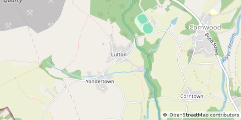 Map of Ivybridge, Devon