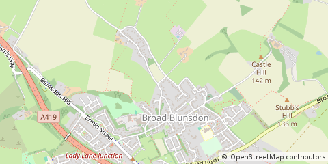 Map of Swindon, Wiltshire