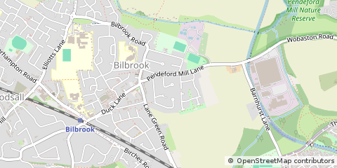 Map of Wolverhampton, West Midlands
