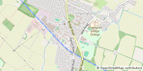 Map of Cambridge, Cambs