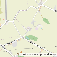 Map of Newton Hollows, Frodsham