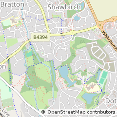 Map of Telford, West Midlands