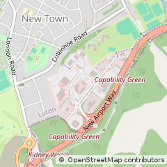 Map of Luton, Bedfordshire