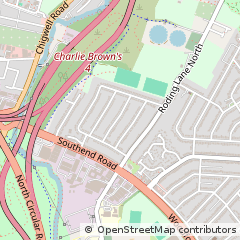 Map of Woodford Green, Essex