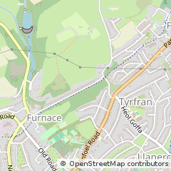 Map of Llanelli