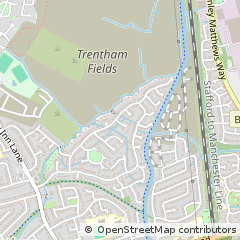 Map of Stoke-on-Trent, Staffordshire