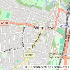 Map of Wilmslow