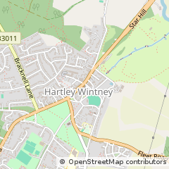 Map of Hartley Wintney, Hampshire