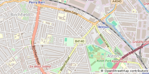 Map of Birmingham