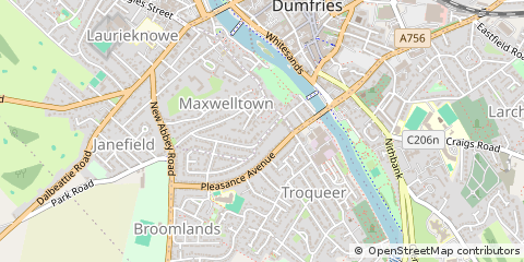 Map of Dumfries
