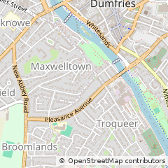 Map of Dumfries