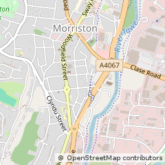 Map of Swansea