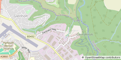 Map of Plymouth, Devon