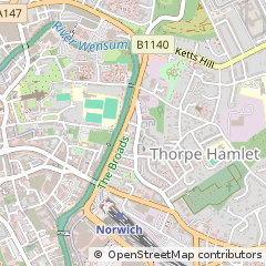 Map of Norwich, Norfolk
