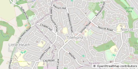 Map of Reading