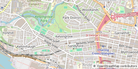 Map of Glasgow