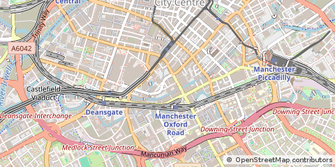 Map of Manchester