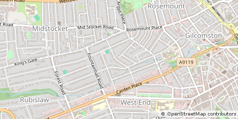 Map of Aberdeen