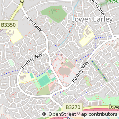 Map of Reading, Berkshire
