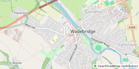 Map of Wadebridge