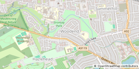 Map of Aberdeen