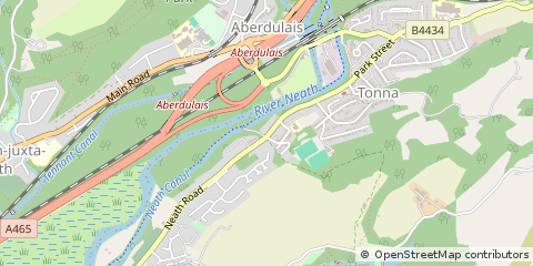 Map of Neath