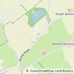 Map of Christchurch, Dorset