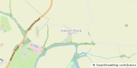 Map of Stratford-Upon-Avon, Warwickshire