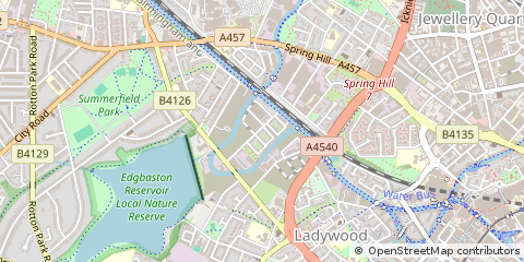 Map of Birmingham