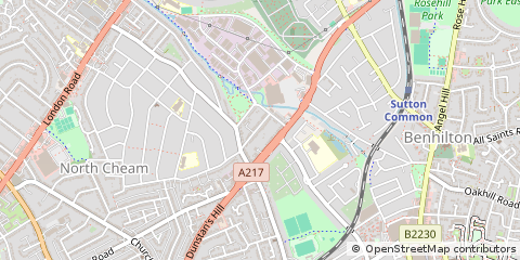 Map of Sutton