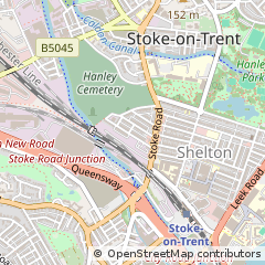 Map of Stoke-on-Trent