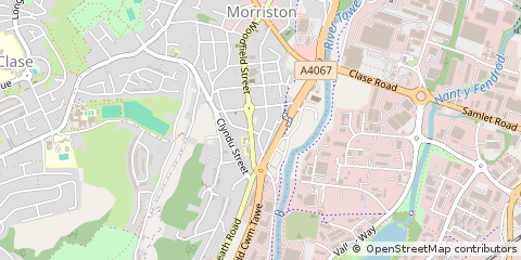 Map of Swansea