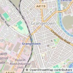 Map of Cardiff