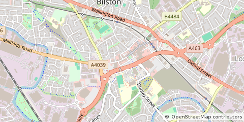 Map of Bilston