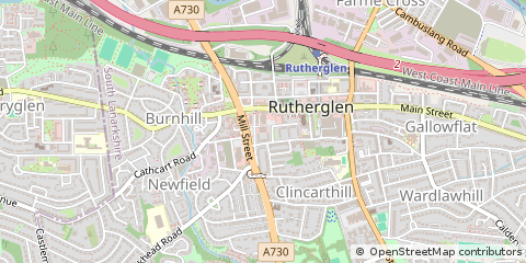 Map of Glasgow
