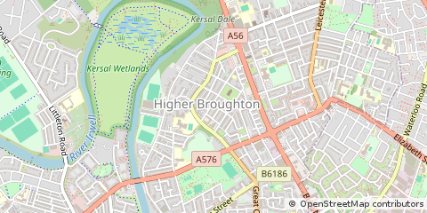 Map of Salford