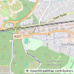 Map of Farnborough