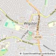 Map of Wigston