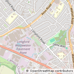 Map of Cannock, Staffordshire