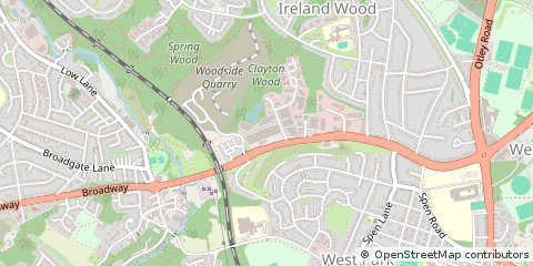 Map of Leeds