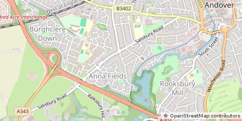 Map of Andover