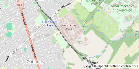 Map of Harrogate, North Yorkshire