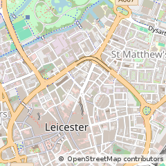 Map of Leicester