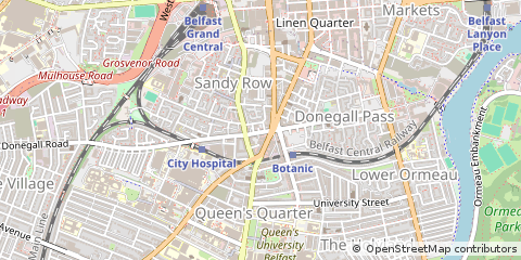 Map of Belfast, Antrim