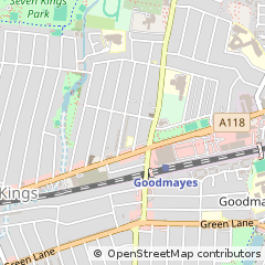 Map of Goodmayes, Essex