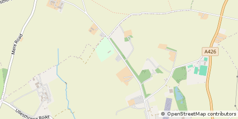 Map of Lutterworth, Leicestershire