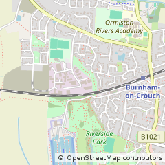 Map of Burnham on Crouch, Essex