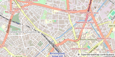 Map of Birmingham