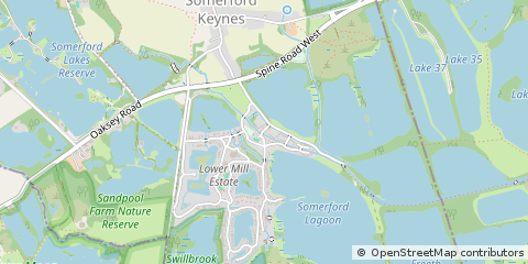 Map of Cirencester
